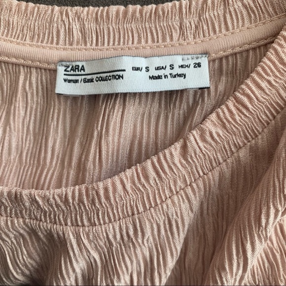 NWOT Zara short sleeve small fitted shirt - Picture 3 of 6